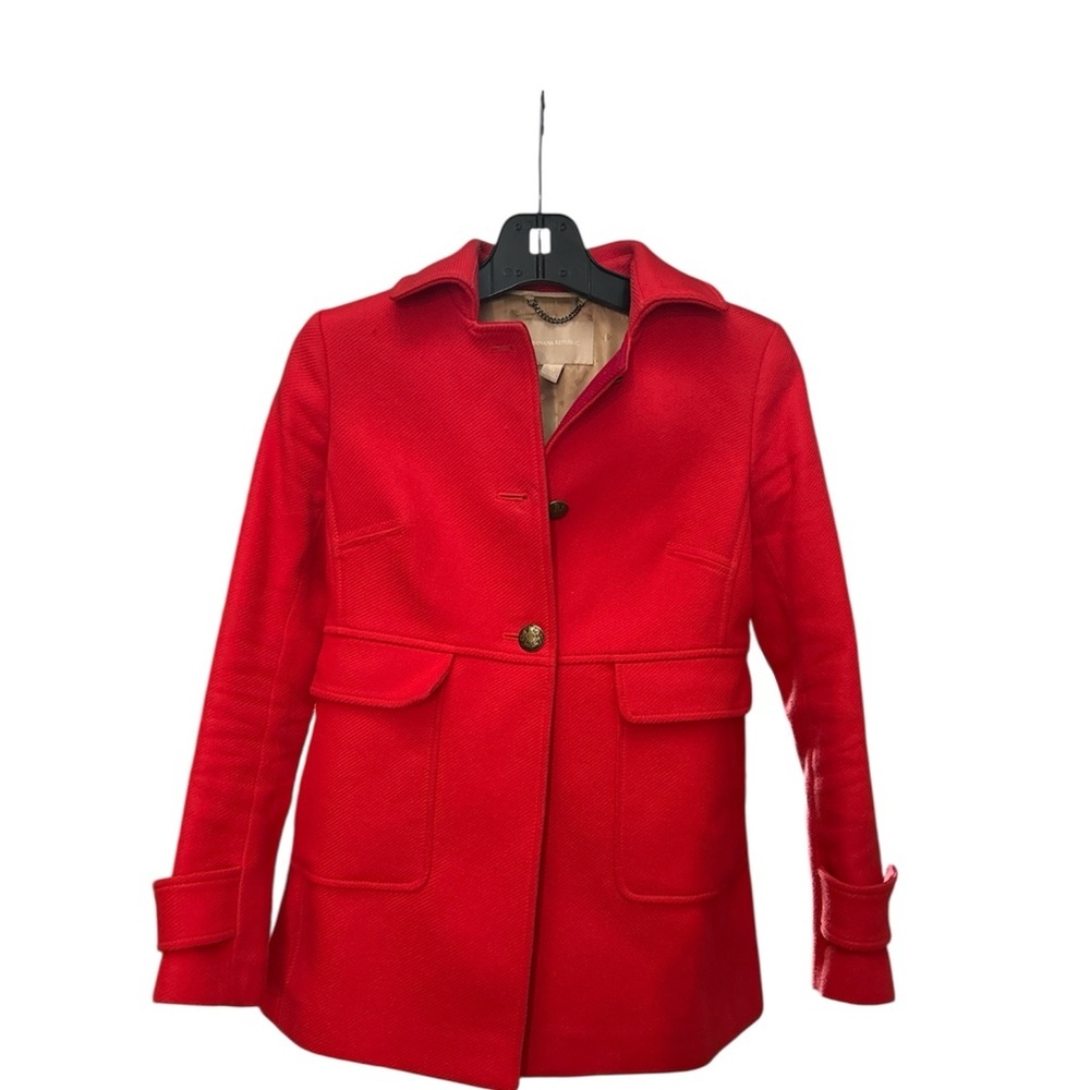 Banana Republic Women's Red Jacket Blazer